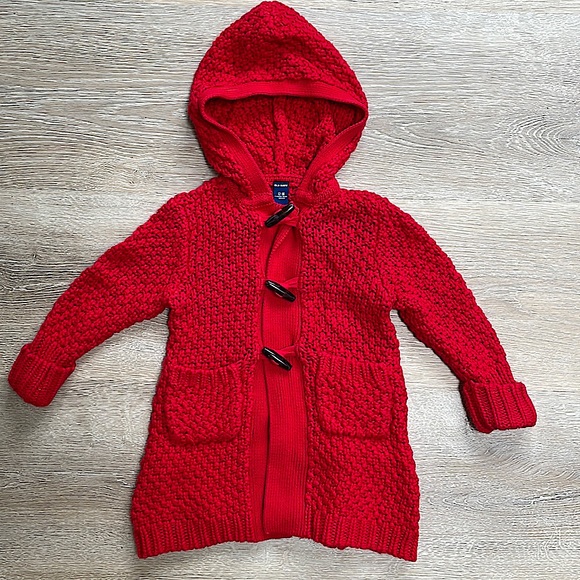 Old Navy crochet cardigan with toggle buttons - Picture 1 of 4